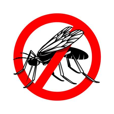 105217640 mosquito danger sign template design element for poster card emblem logo 